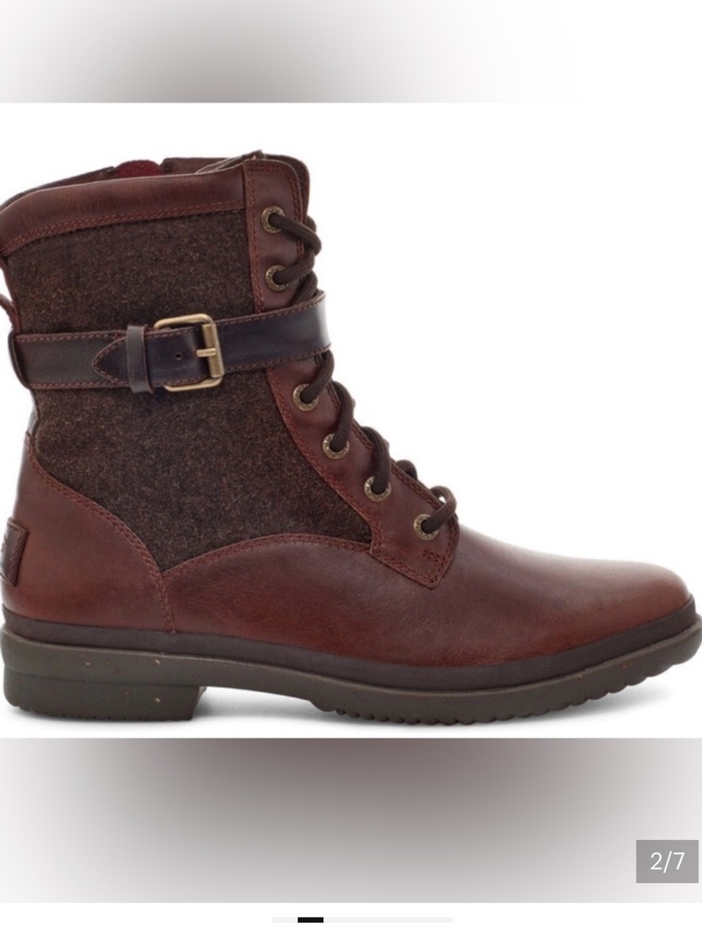 Woman Kesey Ugg combat boots